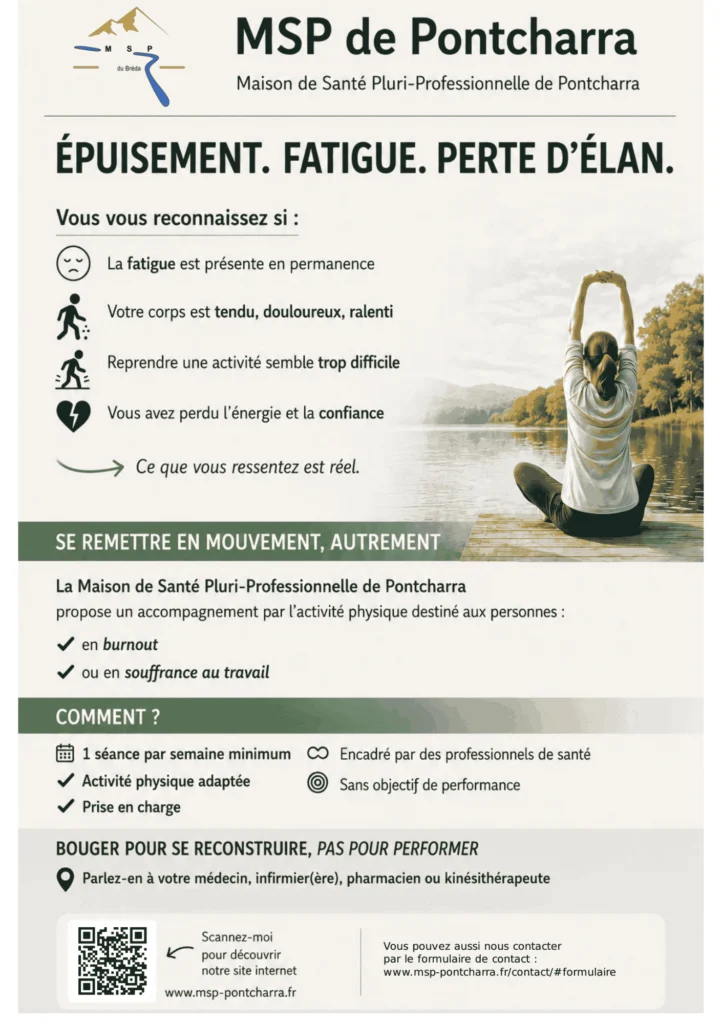 Burn-out, fatigue et épuisement à Pontcharra