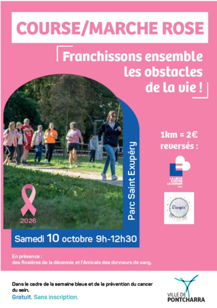 marche rose du 10 octobre 2026 à Pontcharra